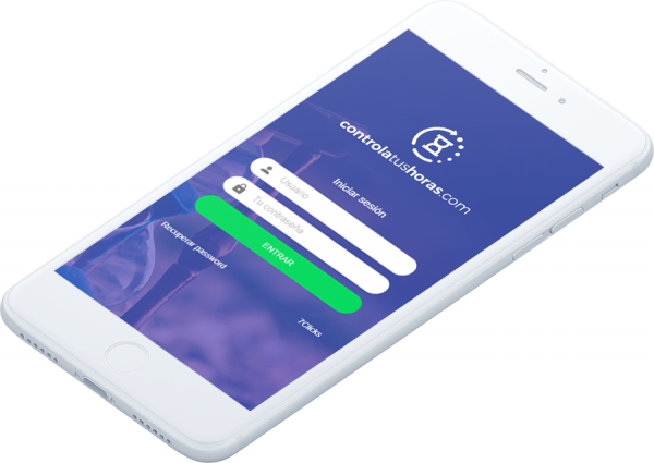 inicio de controlatushoras.com la app para gestionar el registro de jornada